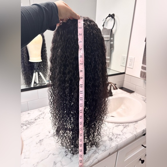 100% Human Hair deep wave Headband Wig glueless 23” - Picture 10 of 16